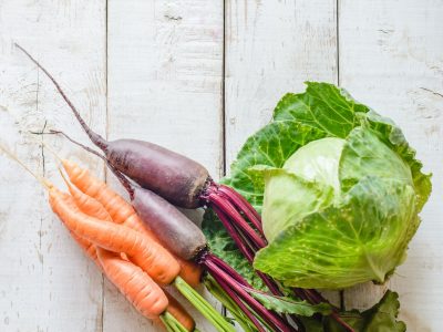 different vegetables on table